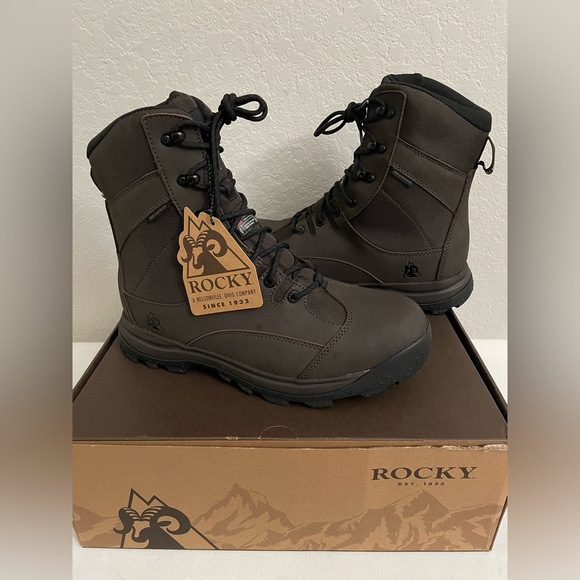 ROCKY Wildcat 400G Insulated Hunting Boot in Brown (RKS0708) - Men’s Size 12M